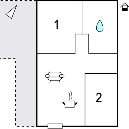 بيت للعطل 2 Bedroom Cozy In كامولّي